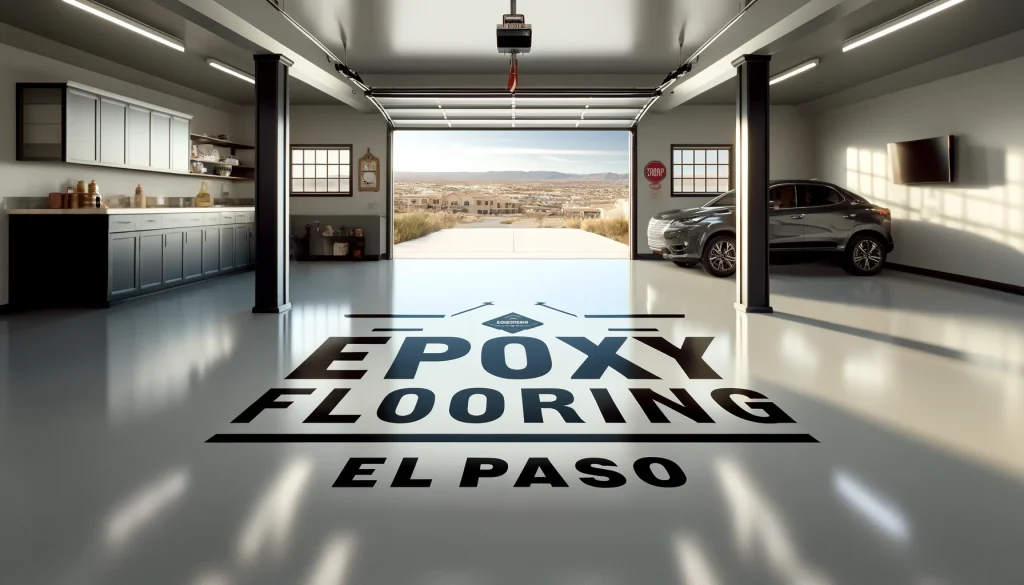 picture of epoxy flooring in el paso garage